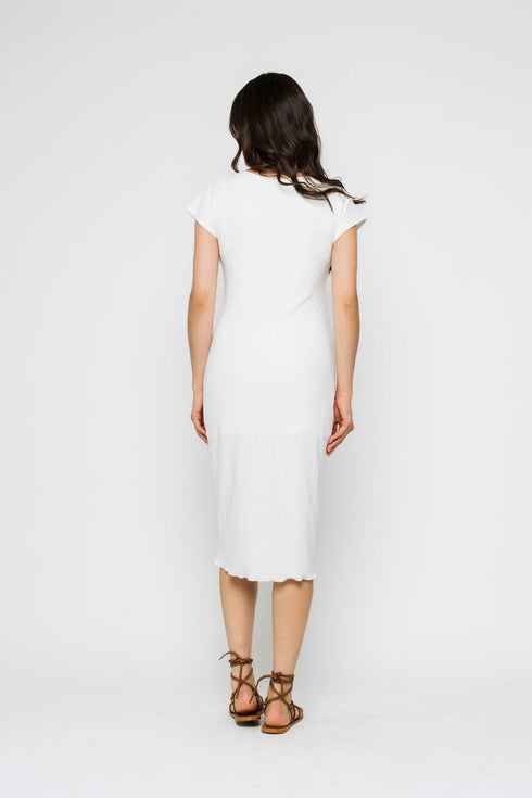 Danielle-Stretch Eyelet Dress